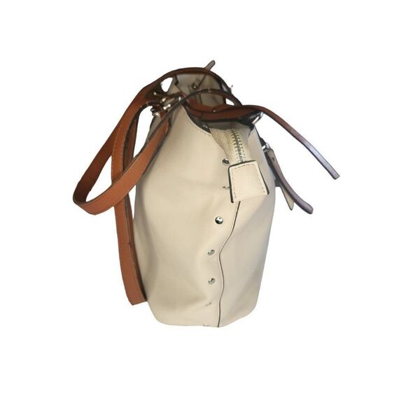 Westbronco Shoulder Bag Women Cream‎ Adjustable Strap Medium - Picture 6 of 8